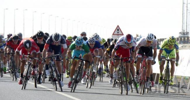Okolo Ománu vyhral Španiel Ferri, Sagan priviedol pelotón