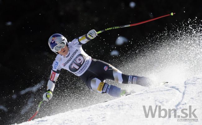 Vonnová ovládla super G v Garmischi, bojuje o malé glóbusy