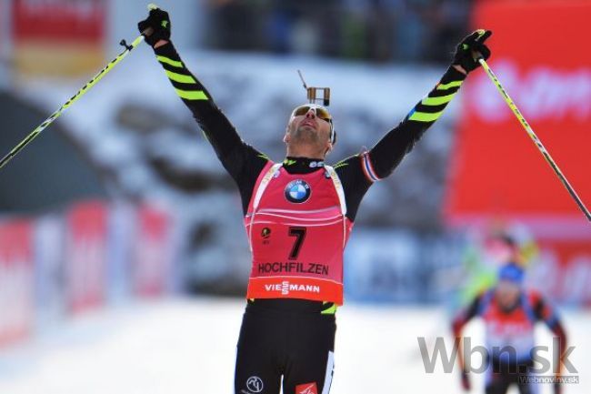 Biatlonista Martin Fourcade obhájil titul majstra sveta