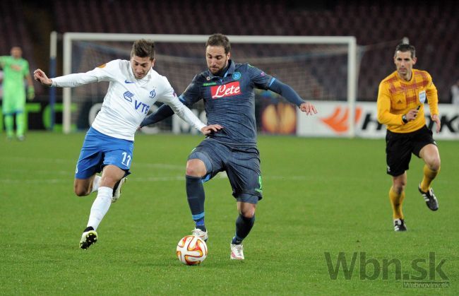 Video: Higuaín hetrikom pokoril Dinamo, Inter v EL prehral