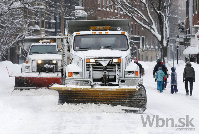 Boston zažil najväčšiu snehovú nádielku v histórii meraní