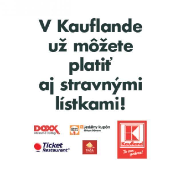 V Kauflande už môžete platiť aj stravnými lístkami