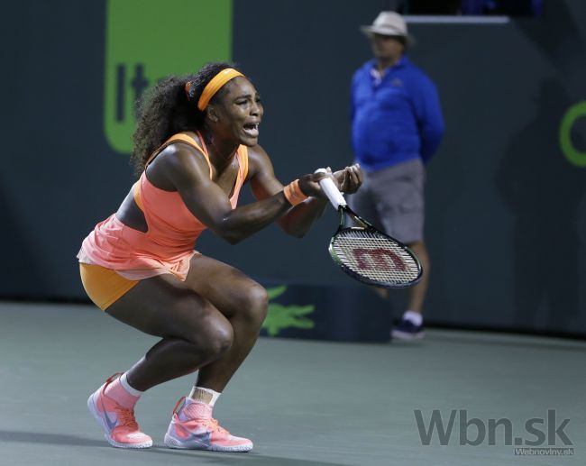 Video: Serena vyhrala drámu a v Miami sa pobije o ôsmy titul