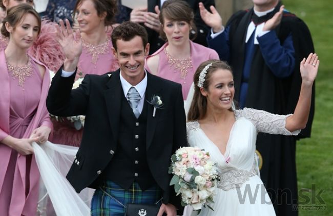 Andy Murray sa oženil, vzal si trénerovu dcéru Kim Searsovú