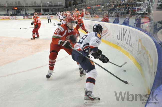 Slováci porazili Bielorusov, rozhodol uragán z prvej tretiny