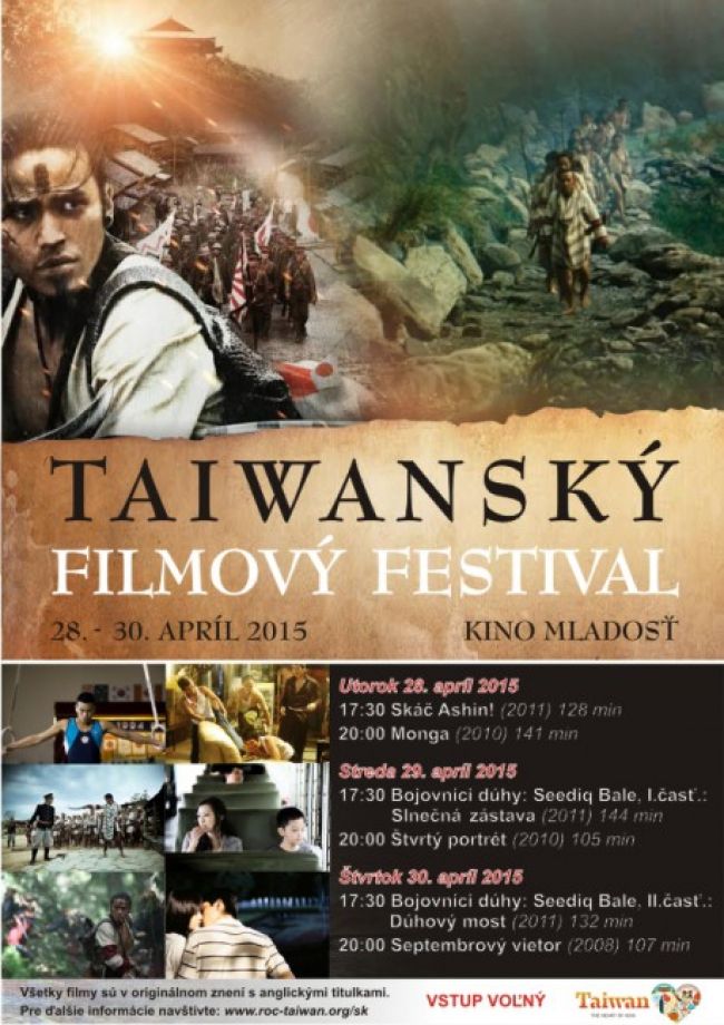 Taiwanský filmový festival v kine Mladosť už koncom apríla