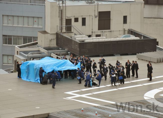 Japonskému premiérovi pristál na streche rádioaktívny dron