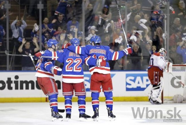 Video: Rangers zdolali Capitals, vyrovnali sériu na 1:1