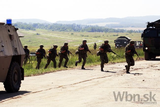 Na Lešti cvičia vojenskí policajti, sú z rôznych krajín