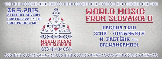 SĽUK vystúpi na podujatí World Music from Slovakia 2