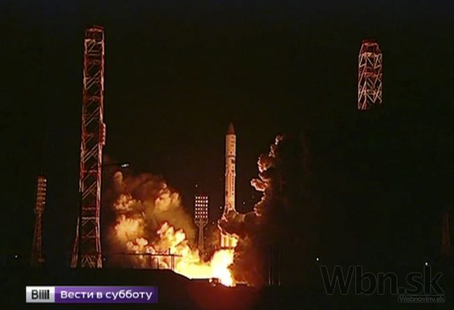 Ruská raketa havarovala po štarte, niesla mexický satelit