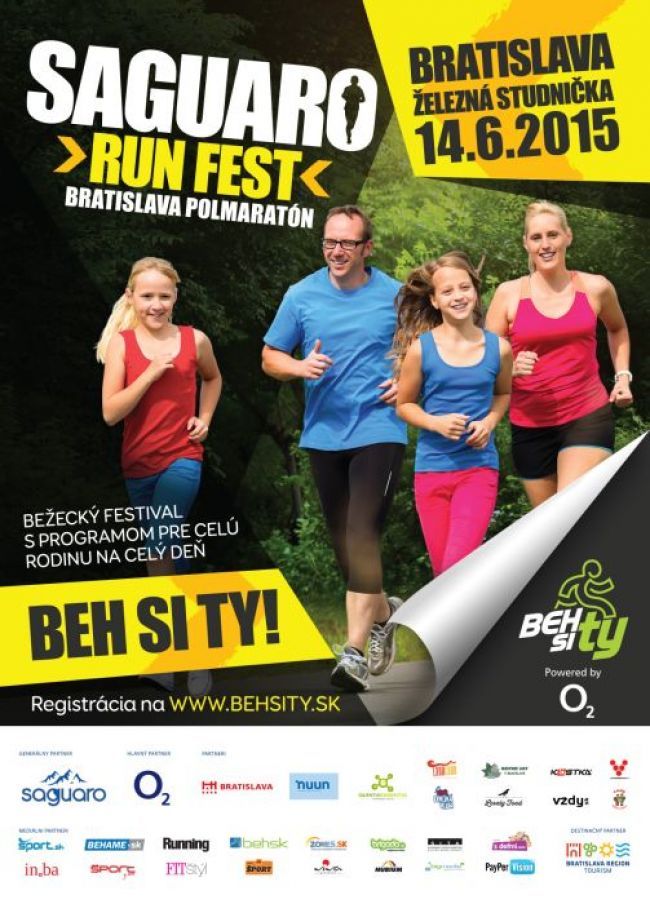 Bežecký festival Saguaro Run Fest – Bratislava polmaratón