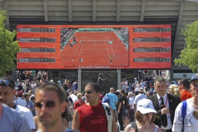 Roland Garros vytvorí tony odpadu, počítač rieši konflikty