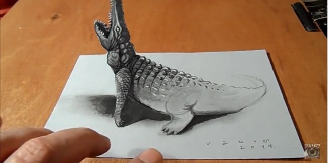 Video: Ako nakresliť 3D krokodíla?