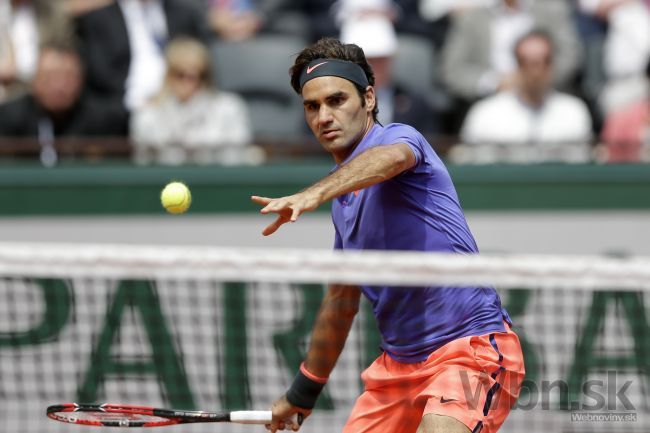 Federer pri hre o osemfinále Roland Garros nestratil ani set