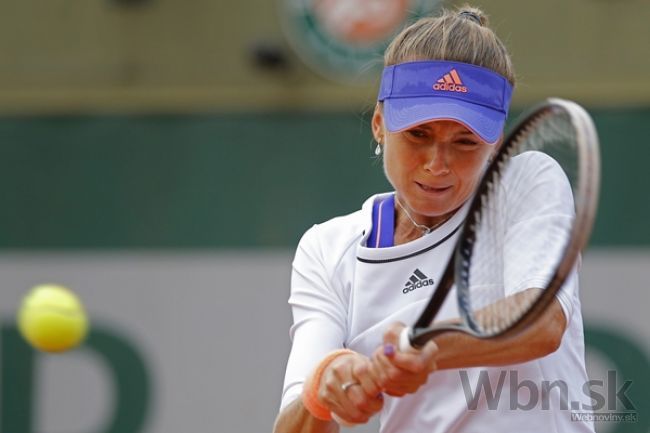 Hantuchová na Roland Garros postúpila do osemfinále štvorhry