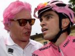 Saganov šéf si pre triumf Contadora nafarbil vlasy na ružovo