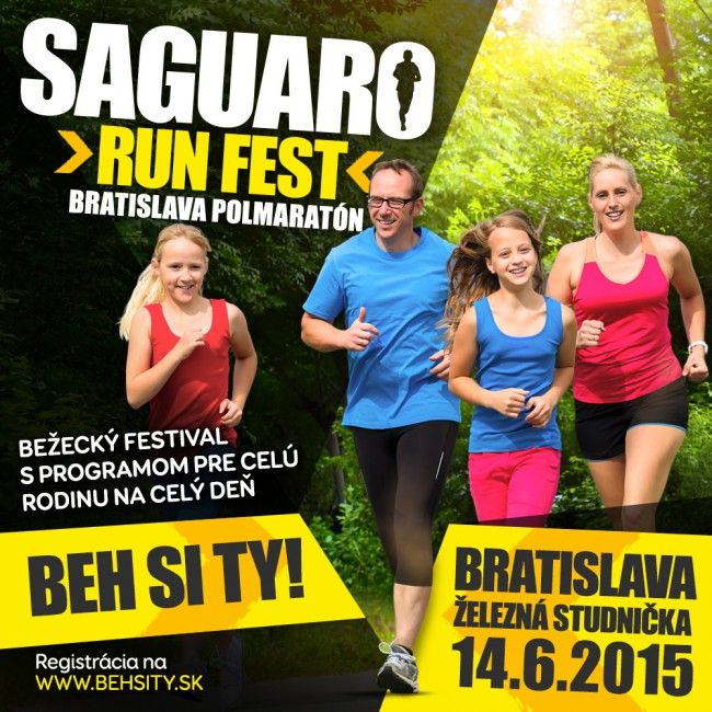 Príďte si zabehať na Saguaro Run Fest – Bratislava polmaratón