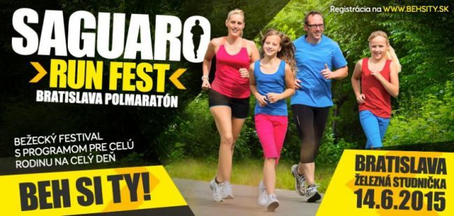 Príďte si prevetrať tenisky na bratislavský Saguaro Run Fest