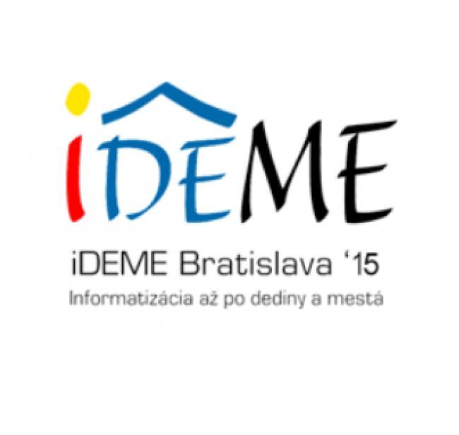 Už o týždeň konferencia iDEME OPIS 2015