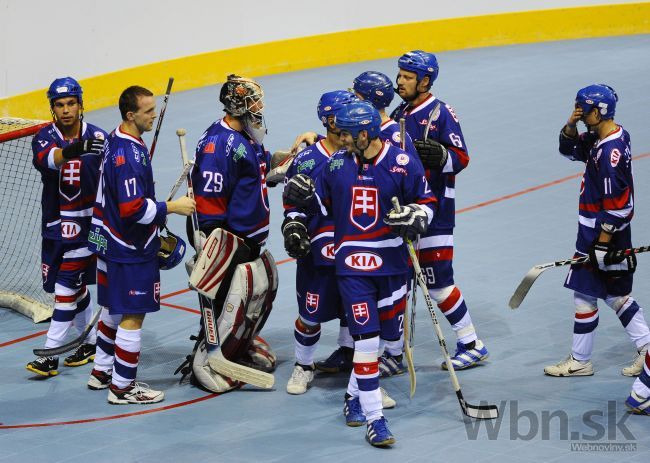 Slovenskí hokejbalisti na majstrovstvách remizovali s Fínmi