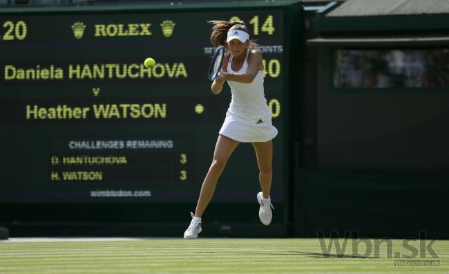 Hantuchová maká ďalej, súperka vo Wimbledone bola pridobrá