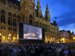 Filmový festival pred viedenskou radnicou