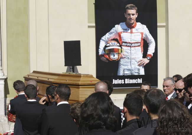 Bianchiho pochovali, prišli sa rozlúčiť aj piloti formuly 1