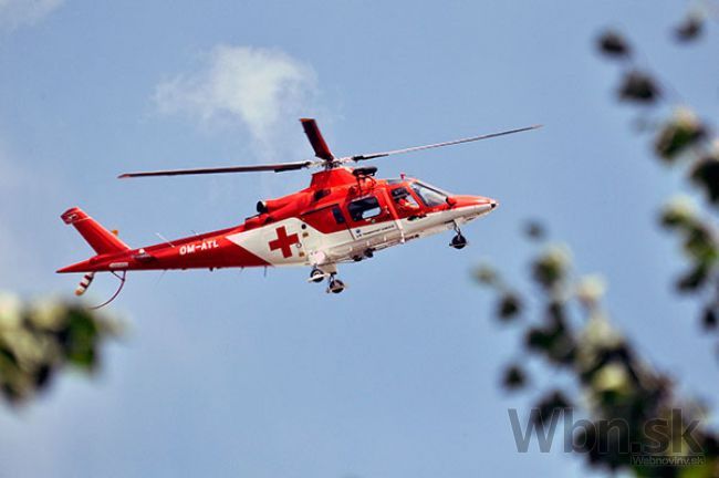 Záchranárov sprevádzal na poslednej ceste vrtuľník