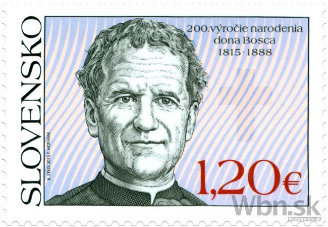 200. výročie narodenia dona Bosca si pošta uctí známkou