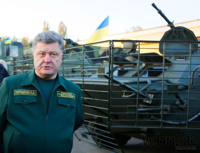 Ukrajinská armáda dostane novú techniku, oznámil Porošenko