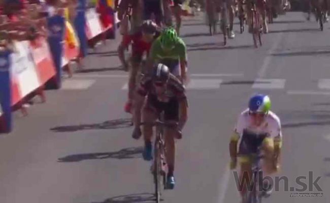 Video: Sagan skončil na Vuelte opäť na pódiu, vyhral Ewan