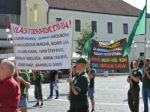 Kotlebovci protestovali v Trnave proti migrantom