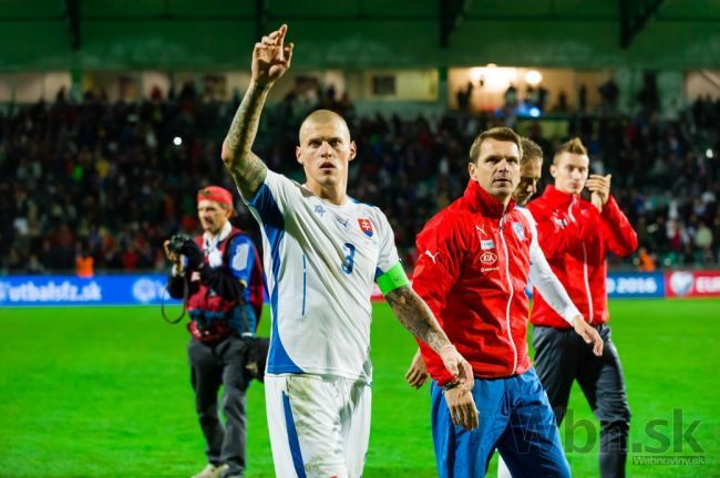 Ukrajina nezlomila odpor Slovenska, Škrtel sa stal cárom