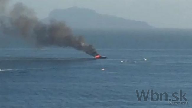 Video: Hamšíkovho šéfa zachraňovali z horiacej jachty