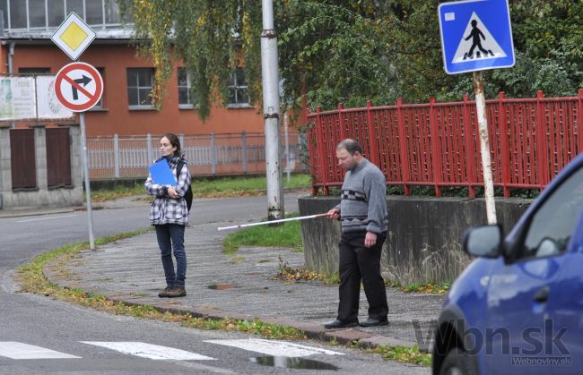 Nevidiaci počas Dňa bielej palice preverili vodičov