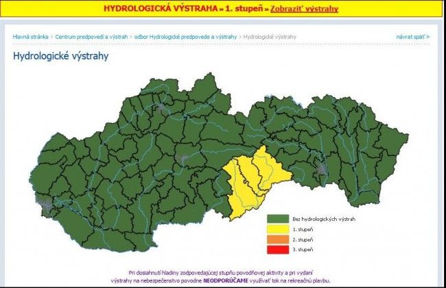 Na Gemeri hrozia povodne