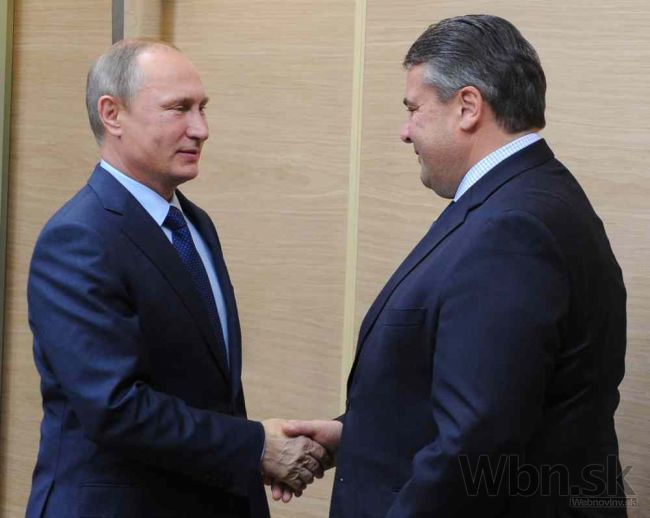 Na stretnutí Putin-Gabriel sa hovorilo o Ukrajine aj Sýrii