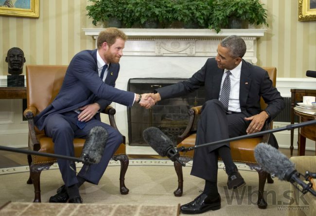 Princ Harry predstavil prezidentovi Obamovi pripravované hry