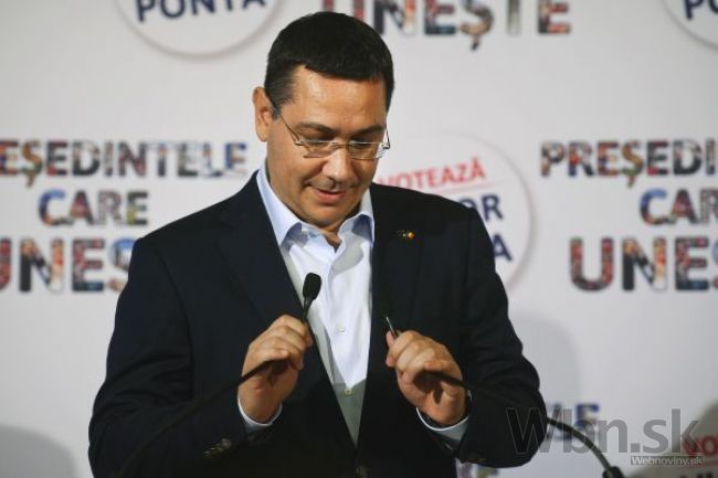 Rumunský premiér Ponta, obvinený z trestných činov, odstúpil