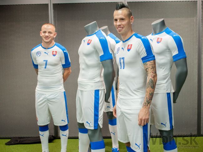 Predstavili nové dresy slovenskej reprezentácie