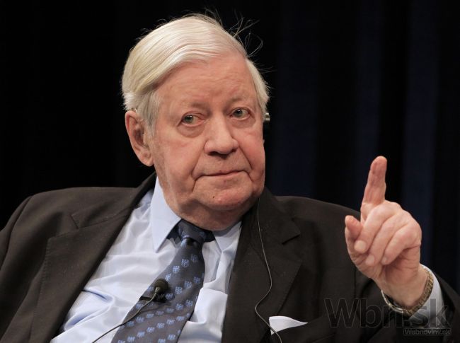 Zomrel bývalý nemecký kancelár Helmut Schmidt