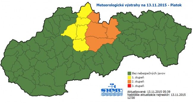 VÝSTRAHA: Na severnom či strednom Slovensku bude fúkať silný vietor
