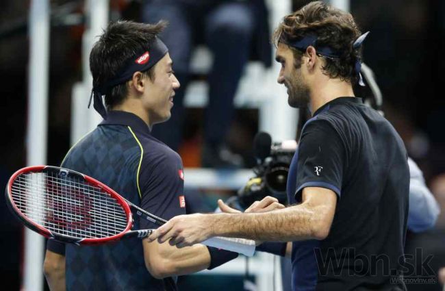 Federer na Turnaji majstrov zobral šancu Nišikorimu