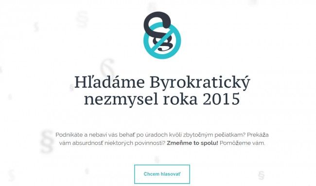 Podnikatelia vyhodnotili anketu Byrokratický nezmysel roka 2015