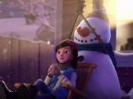 Video: Dievčatko a jej snehuliak