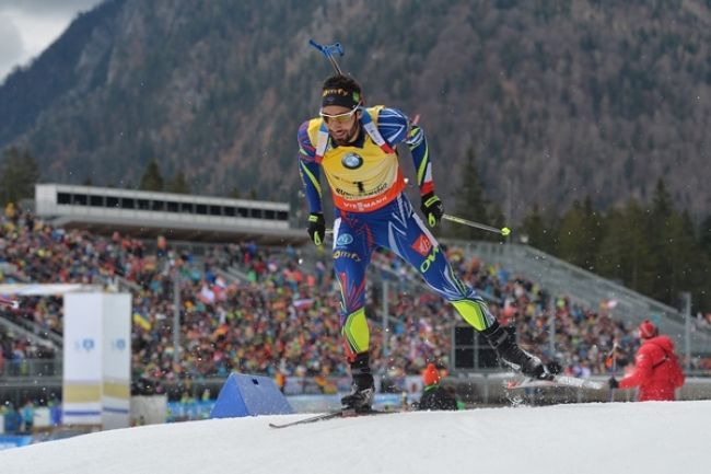Fourcade vyhral preteky s hromadným štartom v Ruhpoldingu