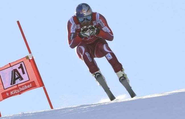 Super G v mekke zjazdového lyžovania vyhral Svindal