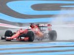 V 'mokrých' dvojdňových testoch F1 bol najrýchlejší Vettel
