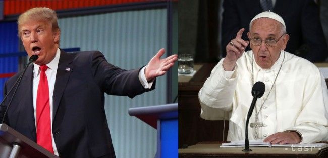 Trump kritizuje pápeža: Je veľmi politický a nerozumie problémom USA